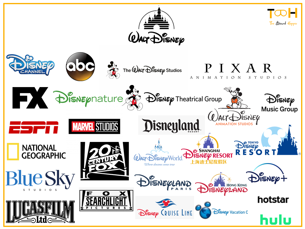 disney channel pixar disneyland marvel lucasfilm espn hulu